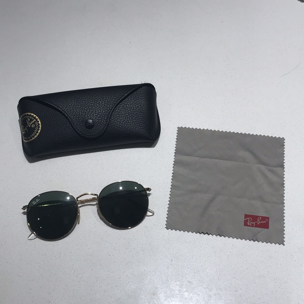 Ray ban round metal sunglasses